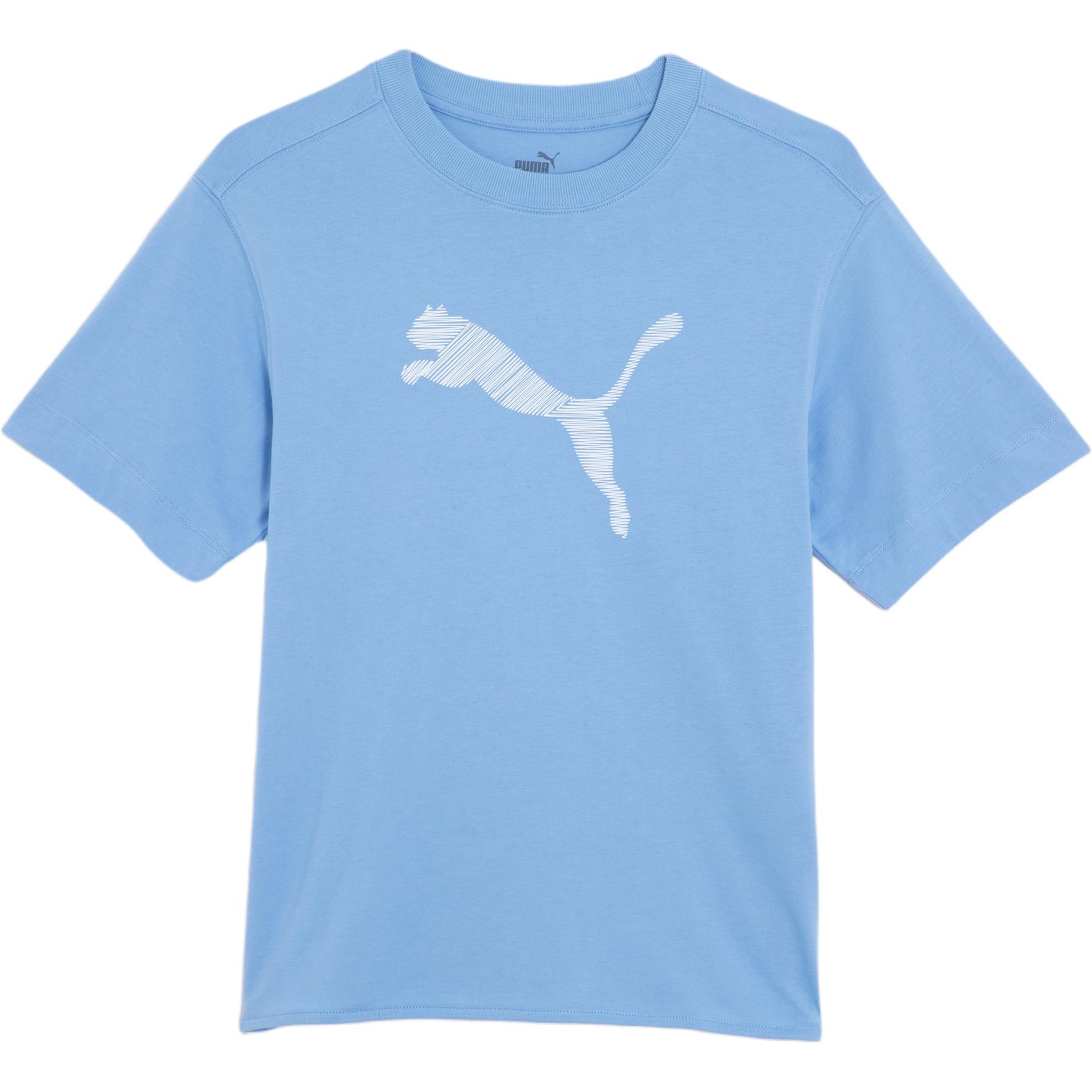 

Puma Herbasics Round Neck Fashion Versatile Comfortable Short Sleeve T-Shirt Women T-Shirts Light-Blue 67665093 XL