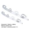 1 Pair Skate Blade Strong Anti-slip Stainless Steel Unbreakable Skates Replacement Blade