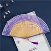 Butterfly Floral Pattern Handheld Fan Chinese Style Dance Fan Portable Folding Fan  Summer