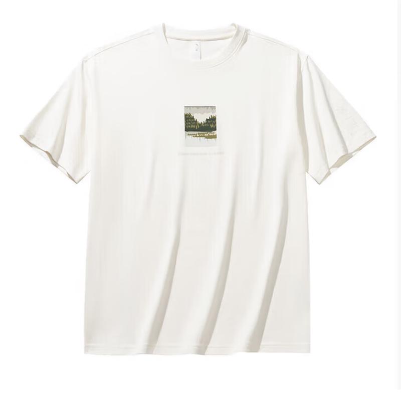 

ANTA x National Geographic Men s Loose Fit Cool-Touch Printed T-Shirt 185/2XL