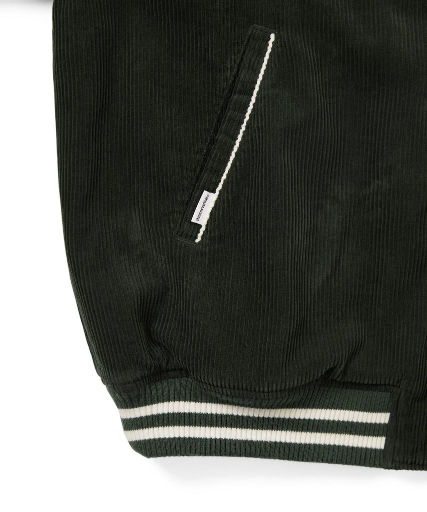 Thisisneverthat Corduroy Varsity Jacket Green