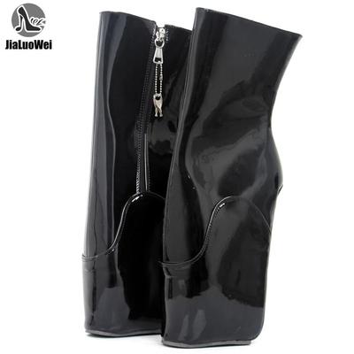 Bottines de Ballet à talons Super hauts de 18cm, semelle compensée, fermeture éclair verrouillable YKK, bottes Sexy pour femmes