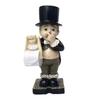 Humorvoller Taschentuchhalter Figur, Skurrile Jungenstatue in spielerischer Haltung, Kreative Schreibtisch- oder Regaldekoration für Wohnheim, Zuhause