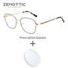 Size Metal Square Prescription Glasses Women Anti Blue Light Myopia/Hyperopia/Photochromic Optical Eyeglasses