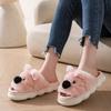 Women Slippers Cute Cartoon Linen Couples Home Slippers Women Summer Indoor House Non Slip Thick Sandals 2025 New Men's Slippers