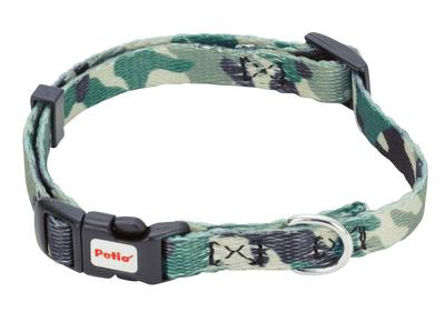 Coleira Petio ARFashion Cor Camuflada Verde para Cães Mini Tamanho XS