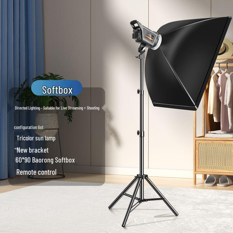 Pro Grade LED Spherical Floor Light for Influencer Photography & Broadcast