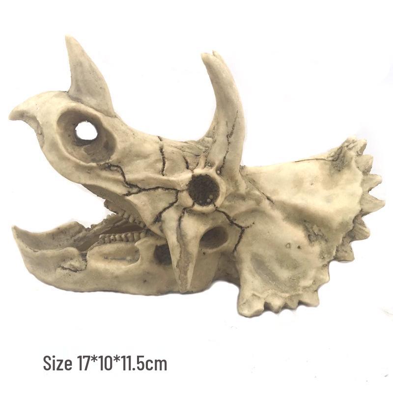 Dinosaur Skull Aquarium Ornament for Fish Tank Landscaping/Decoration