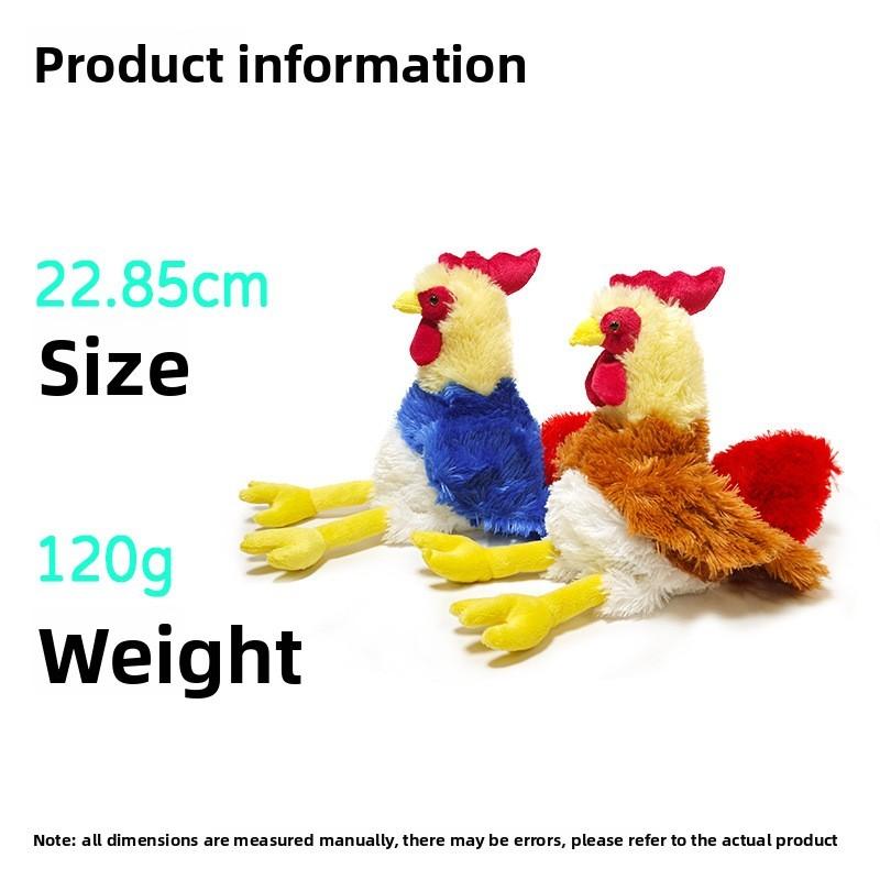Plush Animal Rooster Toy With Pp Cotton Filling For Kids And Collectors