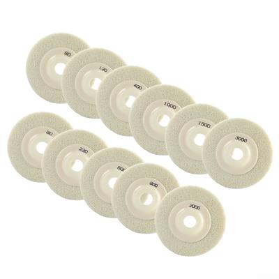 Polishing Wheel 4inch 60-3000 Grit Nylon Fiber 1PC