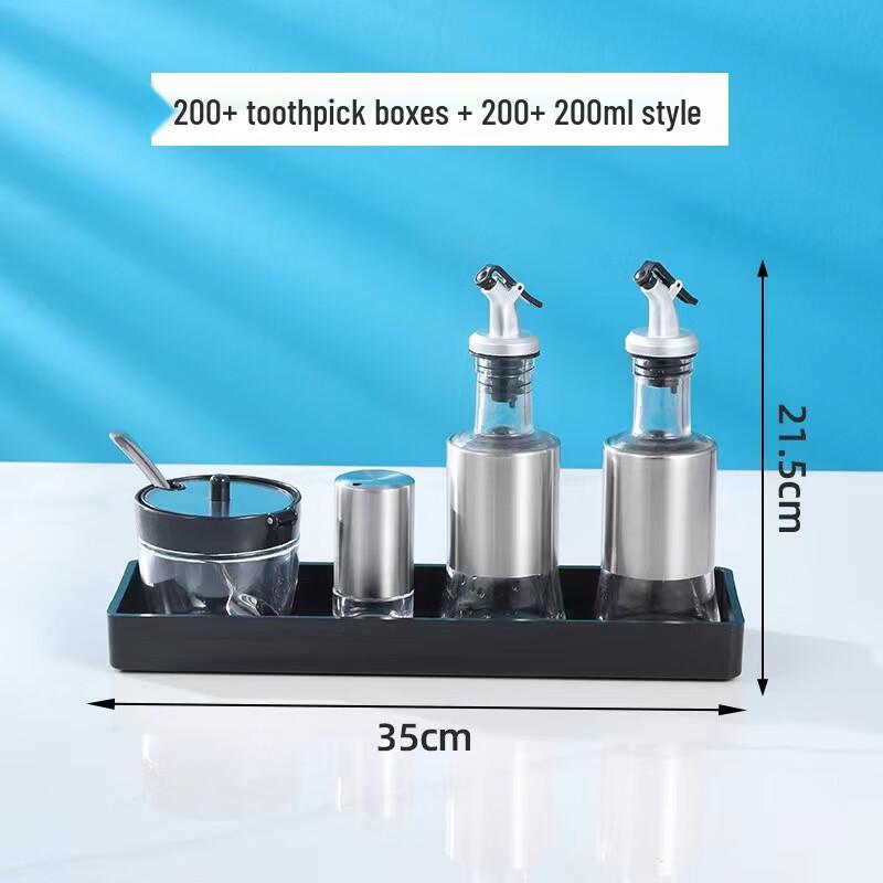 Mailang Commercial Glass Seasoning Jar Set