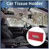 Car Sunshade Towel Holder, PU Leather Rear Seat Tissue Box, Sunshade Towel Holder, Car Leather Tissue Box, Suitable For Sunshades And Seat Backs.