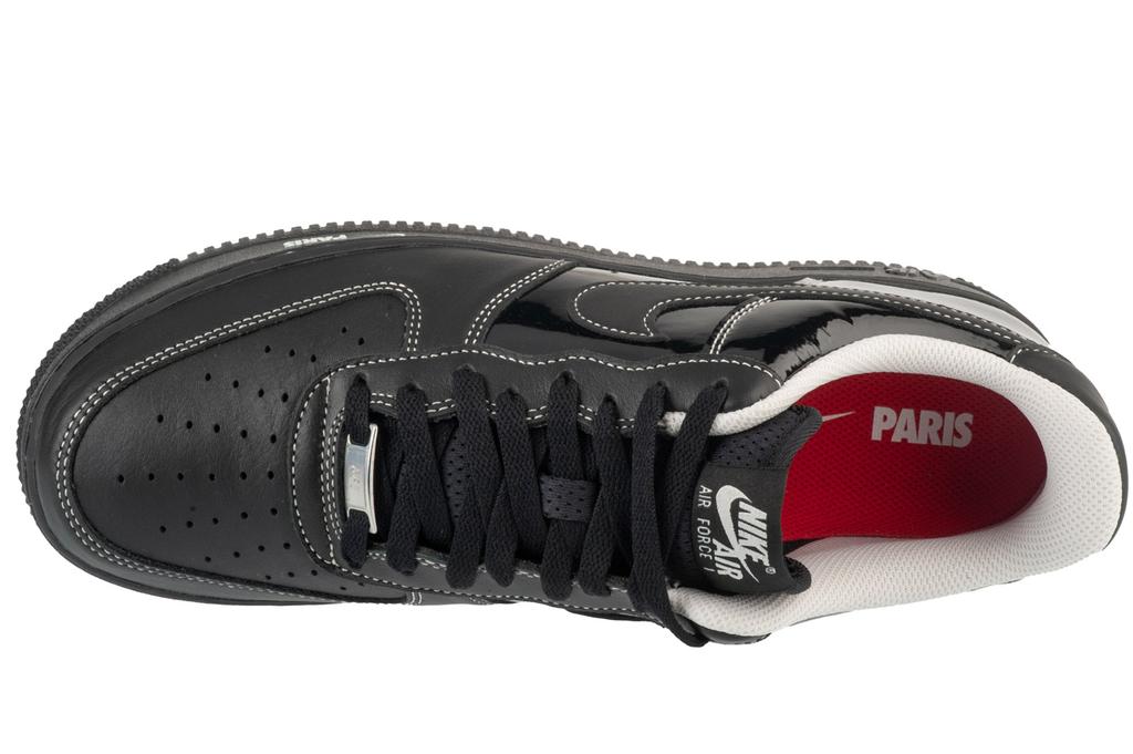 Nike Air Force 1 '07 Low City Pack Paris Patent, Mens black Sneakers