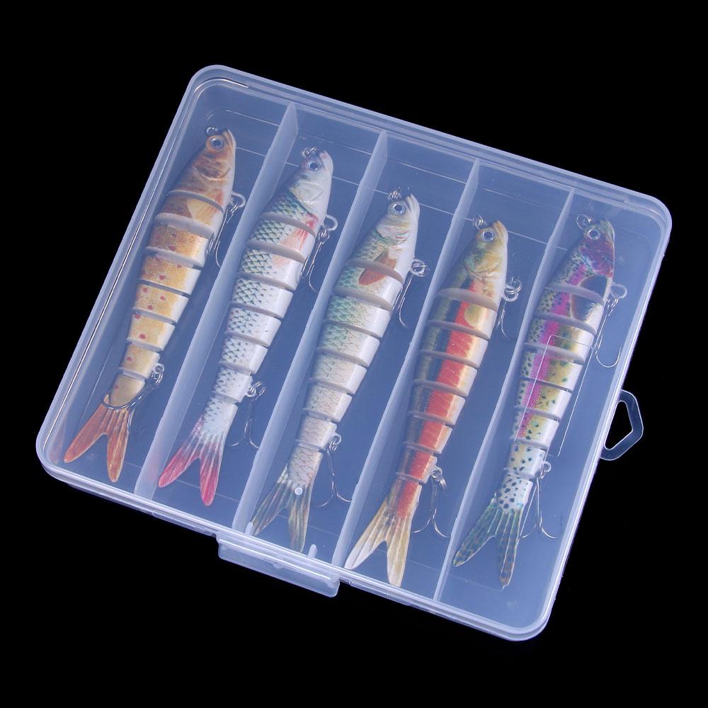 

Приманки Yediao для окуня, форели, многосоставные приманки, медленно тонущая приманка для пресноводной и соленой воды, набор бионических приманок для рыбалки