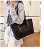 Jesienna Damska Torba Tote Dużej Pojemności - Jednolity Kolor, Wszechstronna, Modna Styl Na Ramię i Pod Ramię
