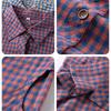 Women's Summer Loose Plaid Short Sleeve Shirt