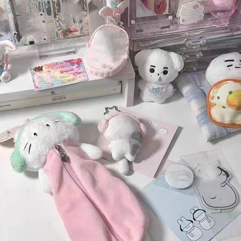 Kitty Cat Pencil Case Pouch Cute Makeup Lipstick Bag Creative Plush Pen Case  Kid