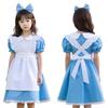 Joyasslly Alice Cosplay Maid Outfit with Apron and Perfect for School Cultural Birthday and Photoshoots Costume, Headband, Halloween, Events,