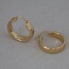 BF CLUB 925 Sterling Silver Earrings For Women Trendy Gold Circle Earring Fine Jewelry Prevent Allergy Party Accessories