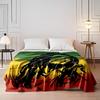 Smiling Man Rastafarian Style for all seasons blanket lunch break throw gift