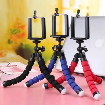 Octopus Sponge Desktop Tripod - Portable Phone Holder for Live Streaming and Video Shooting