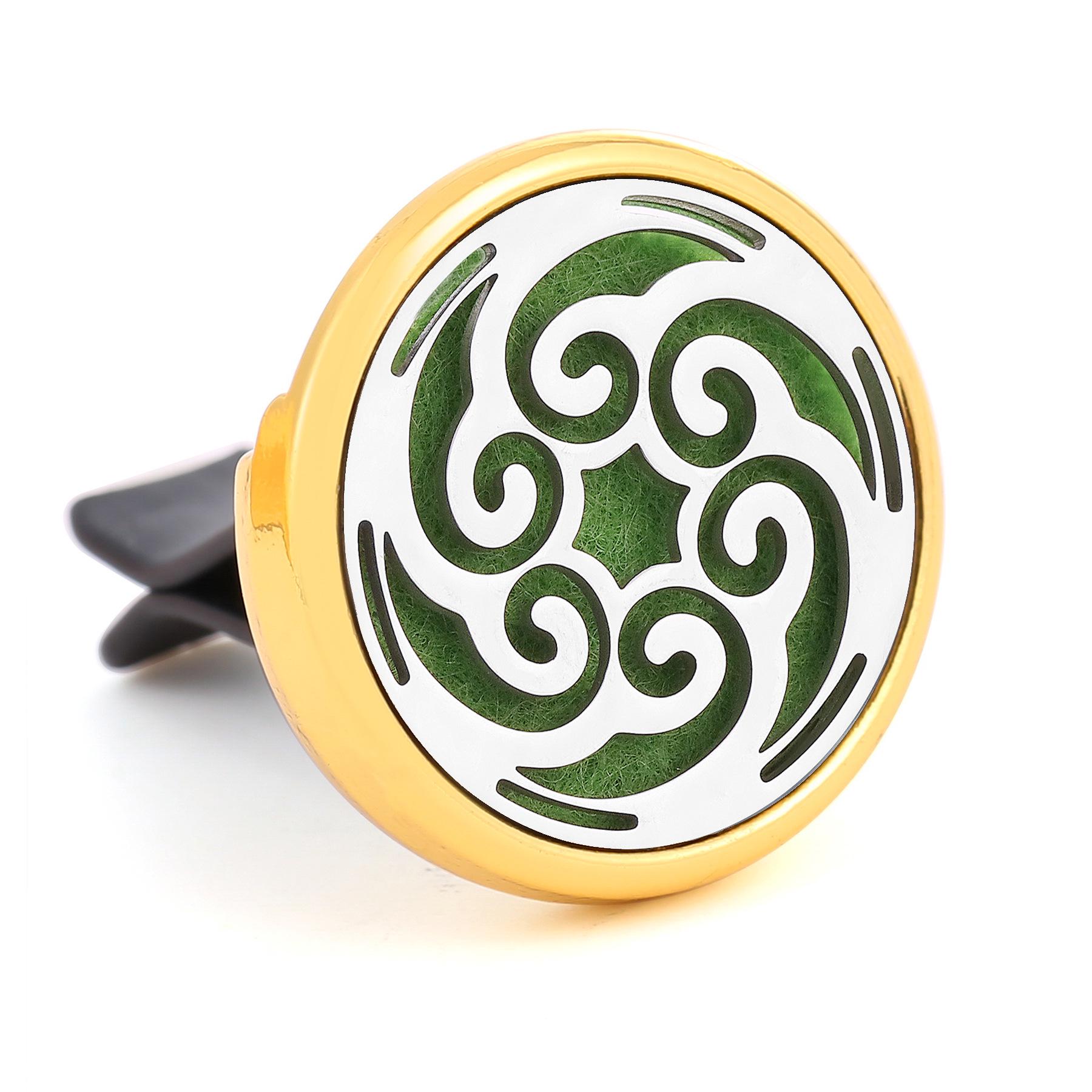 

316L Stainless Steel Detachable Car Vent Air Freshener Clip with Fragrance Balm