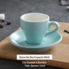 Oeny Keramik-Espressotassen-Set im italienischen Stil