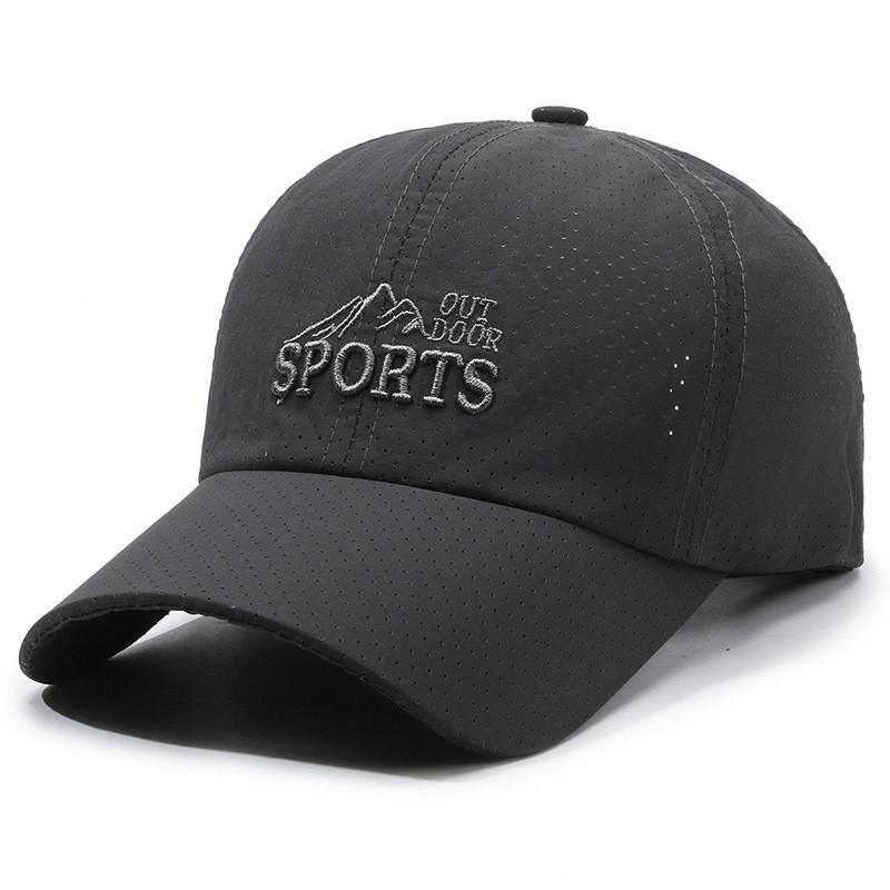 Embroidered Sports Letter Mesh Duckbill Cap Baseball With Activities Sunshade