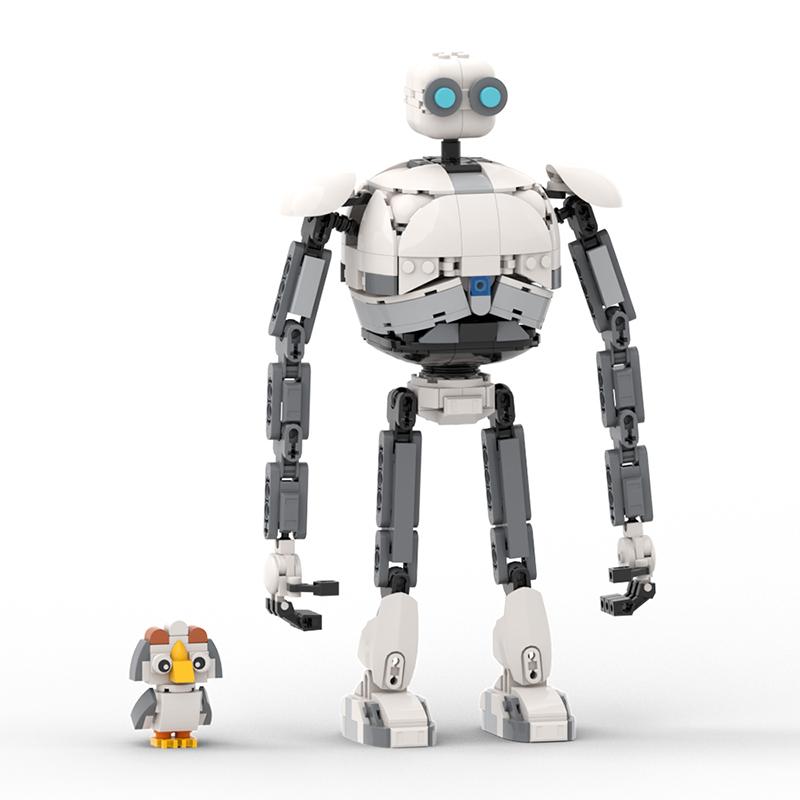 Buildmoc Ideas Wilds Robot Mech Brightbilled Movie Figures Building Blocks Toys for Children Kids Gifts 622PCS