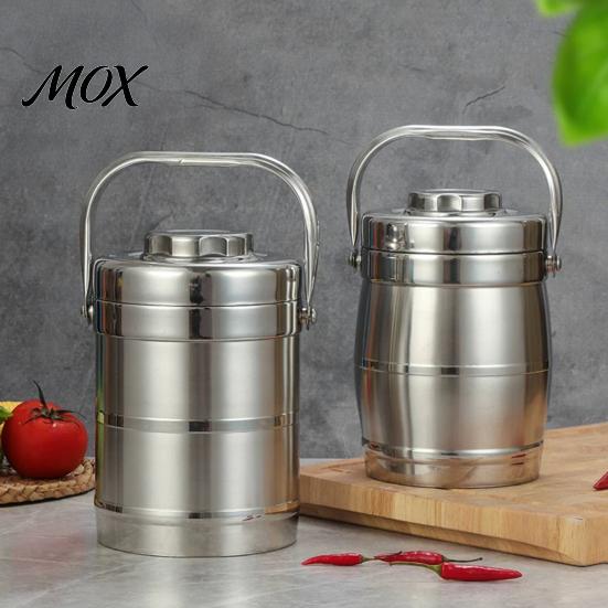Portable School Lunch Container Double-Wall Vacuum Insulated Box, Stainless Steel Thermal Food Container, Outdoor Travel Pot Large Capacity