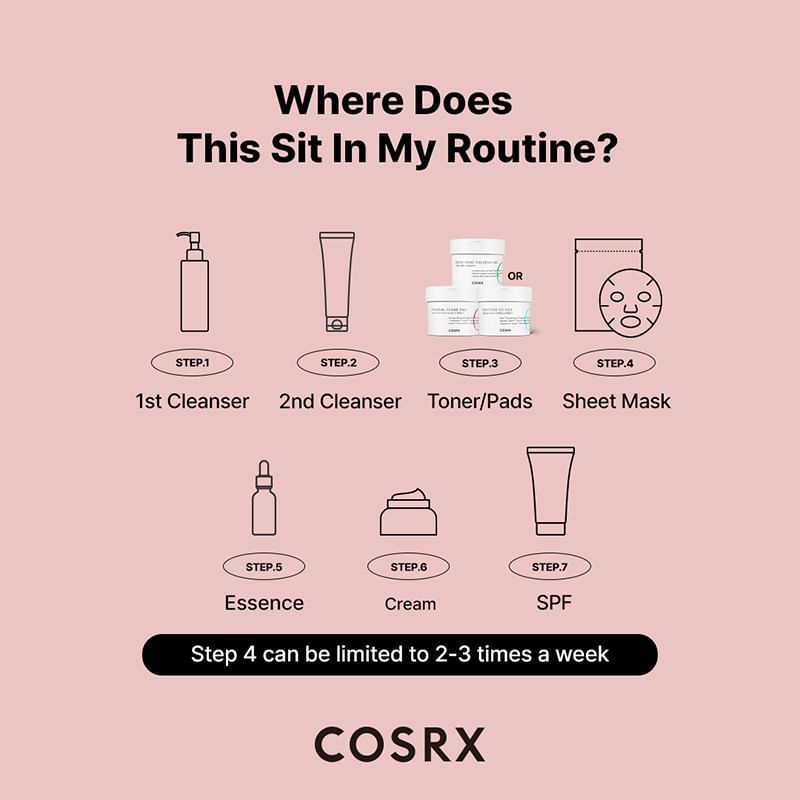COSRX Tampon transparent original One Step