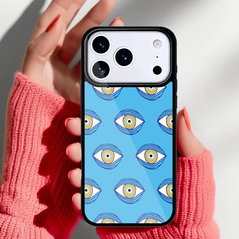 EVIL EYE Collage Phone Case for iPhone 17 16 15 14 13 Pro Max Back Cover for 12 11 Pro Coque