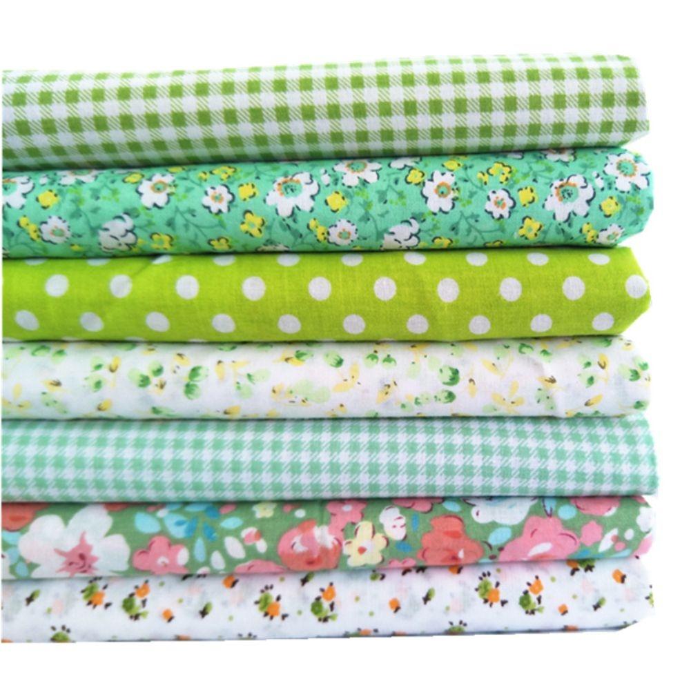 Dickes Baumwollstoffbündel 7-teiliges vorgeschnittenes Charm-Quiltset in Farben