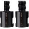 2 Stück Metall Gewindeadapter Set, 5/8"-11 Innengewinde auf M14/M10 Außengewinde, Bohrer Polierer Schnittstellenverbinder, Kein Strom erforderlich