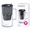 Aquaphor Glass Black Glass Filter Jug + Maxfor Mg Filter