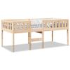 VidaXL Children's Bed Without Mattress 90x190 Cm Solid Pine Wood, Mezzanine Bed, Mezzanine Bed with Ladder, Bed Frame 855018