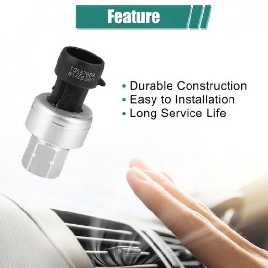 Pack (1) A/C Pressure Sensor Switch 22634172 Clutch Cycle Switch For GMC Sierra