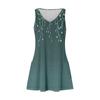 Women's Summer Casual Loose Floral Print Sleeveless Pocket Dress