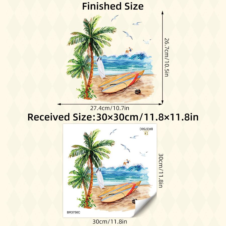 

Self-Adhesive Toilet Stickers,Wall Decal Removable, Reusable PVC Sticker for Toilet Lid, Bathroom Decor 30x30CM