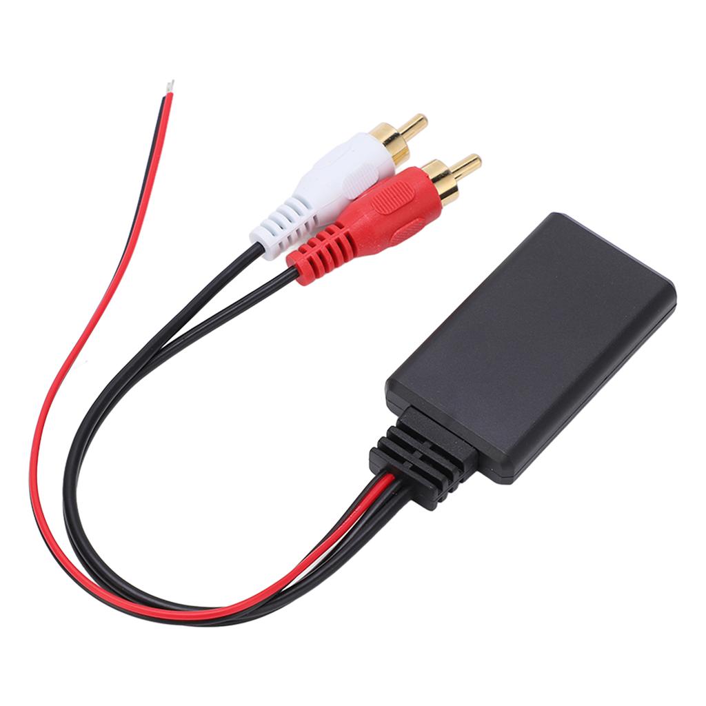 Car Radio 2 RCA Bluetooth 5.0 Adapter Wireless AUX Audio Cable Replacement for Kenwood for Clarion