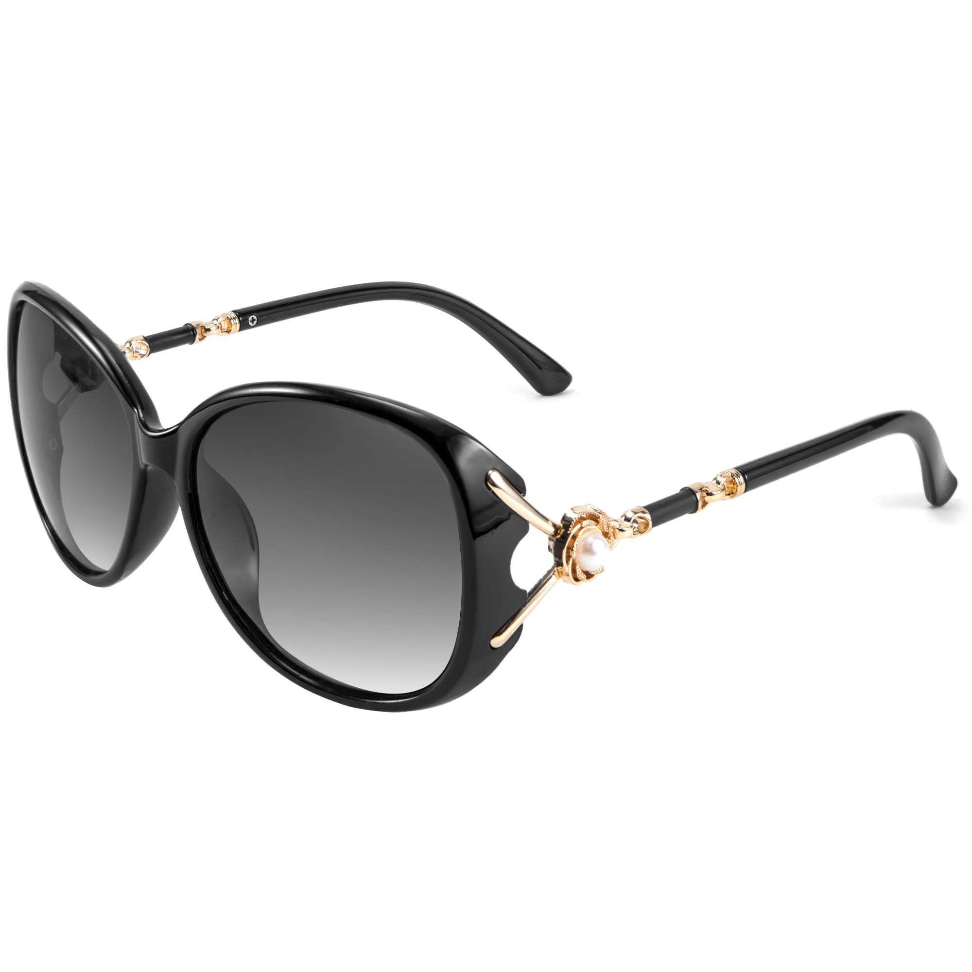 

FEISEDY Polarized Sports UV UV400 for B2729 Women s Sunglasses, Oversized, Fashionable, Sunglasses, Protection, Lightweight, Protection, Driving, чёрный