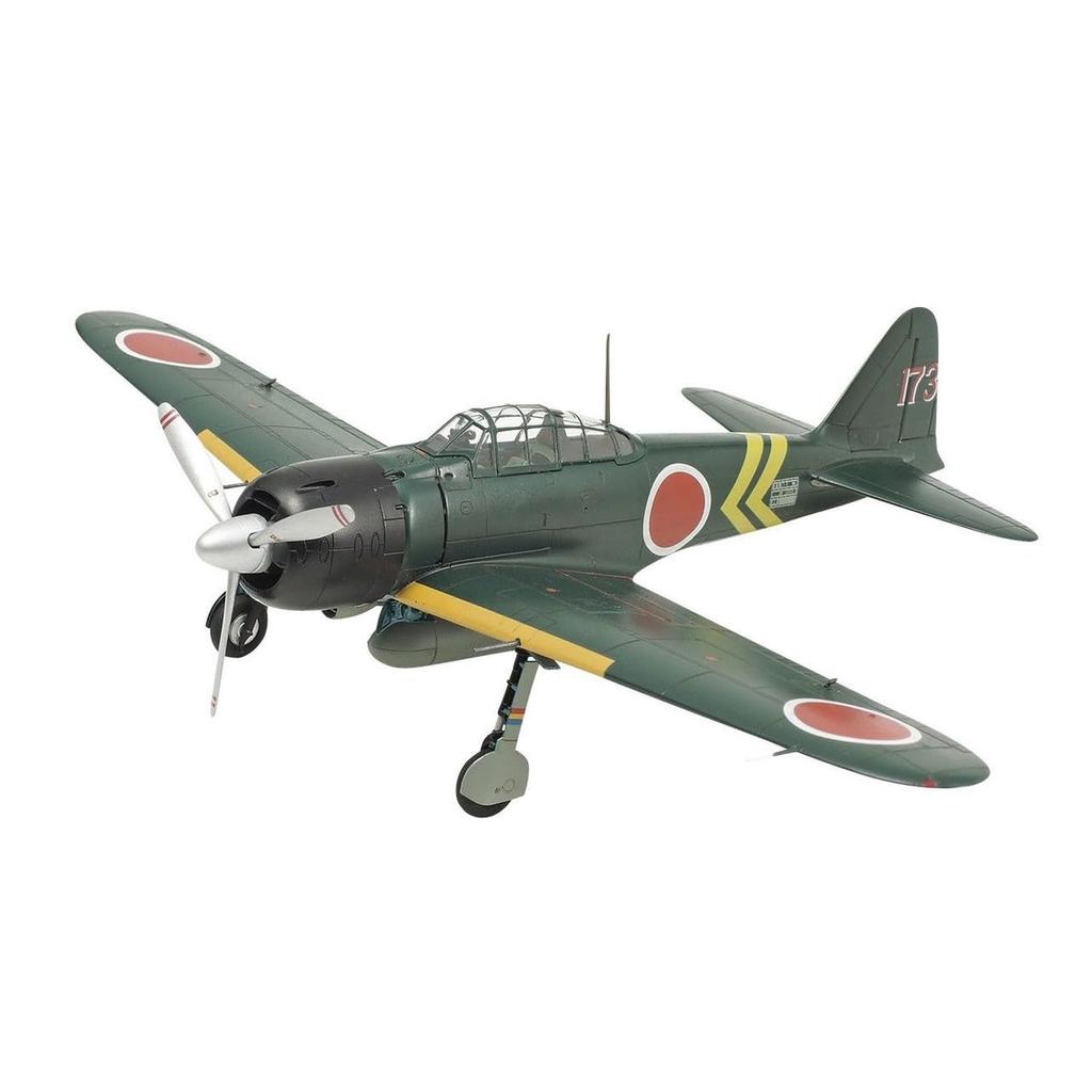 Tamiya 1/72 Warbird Collection Nr. 85 Japansk marine Mitsubishi A6M Zero hangarskipjager Type 22/Type 22A Plastmodellsett 60785