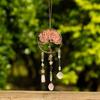 Crystal Stone Dream Catcher Boho Rainbow Dreamcatcher Lucky Crystal Suncatcher  Window Decor