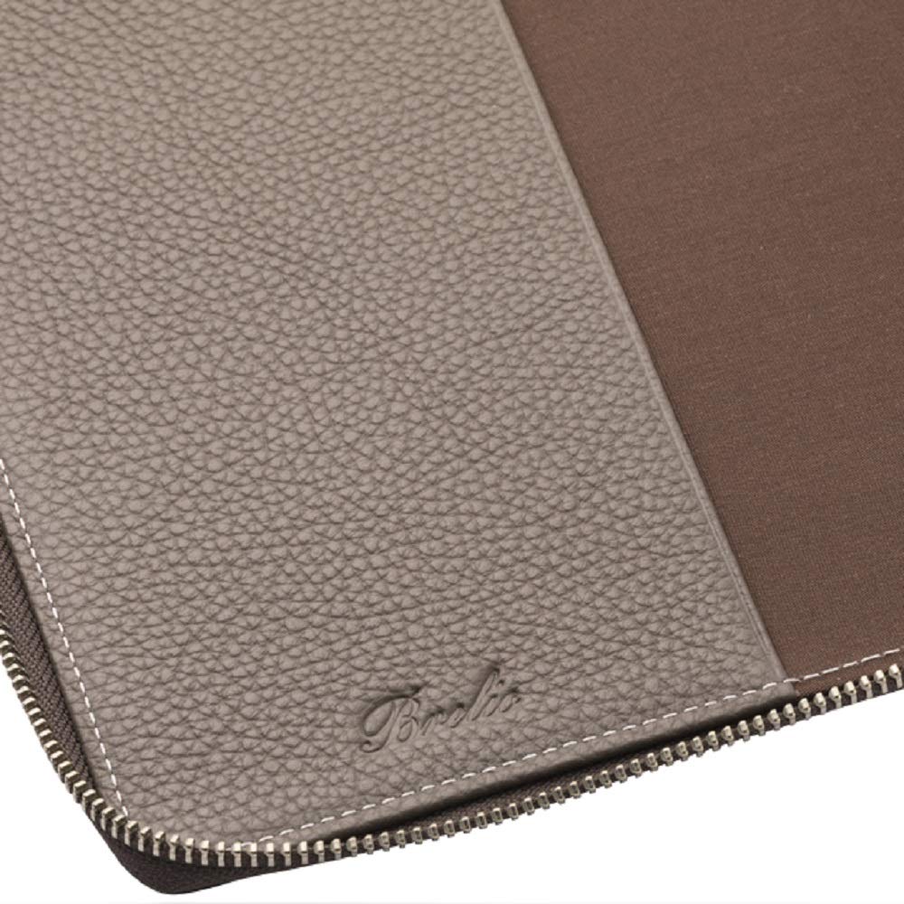 Breilio Morbido A5 Notebook Cover Brown BG×GD Gray/Gardenia