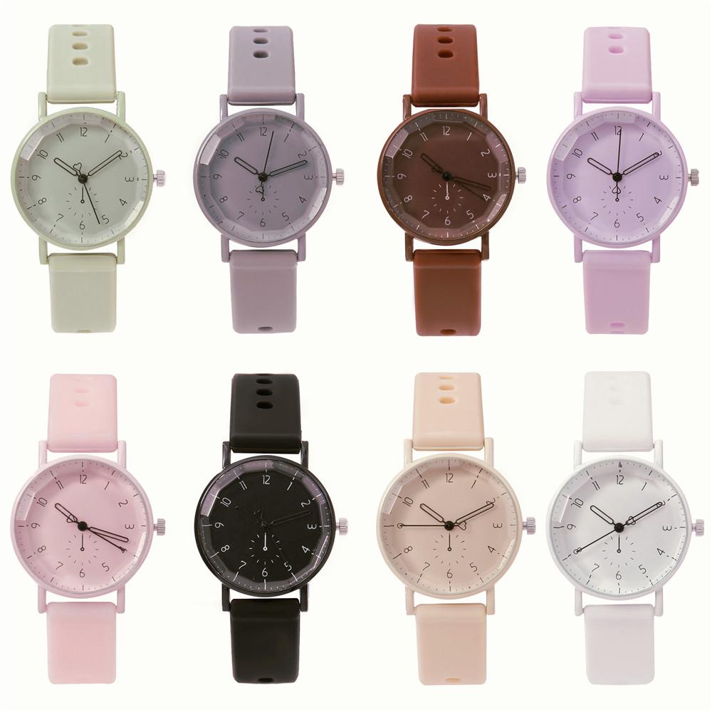 Women Digital Simple Watches Casual Silicone Strap Quartz Watch Gift Clock