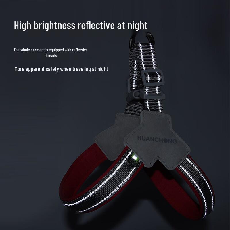 Comfortable Reflective Dog Harness and Leash Set