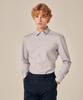 S.T. DUPONT CLASSICS Collar Cuffs Tricolor 952 Comfortable Shirt Grey Se4Fm22Ls952Sgy