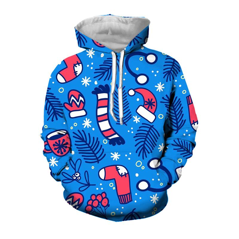 

Cartoon Christmas Printing Hoodies For Men s Casual Funny Pullovers Graphic Hoody Streetwear Male Fashion Hooded Sewatshirts 6XL