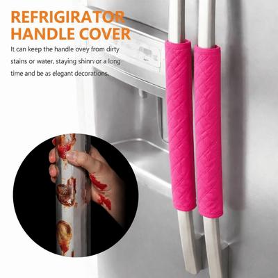 Washable Oven Door Handle Cover Plush Appliance Handle Covers  Home Decors