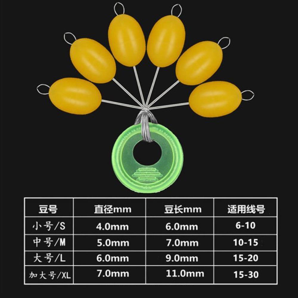Round Float Ball Big Line Stop Space Beans Big Space Beans Luminous Space Beans Rubber Stopper